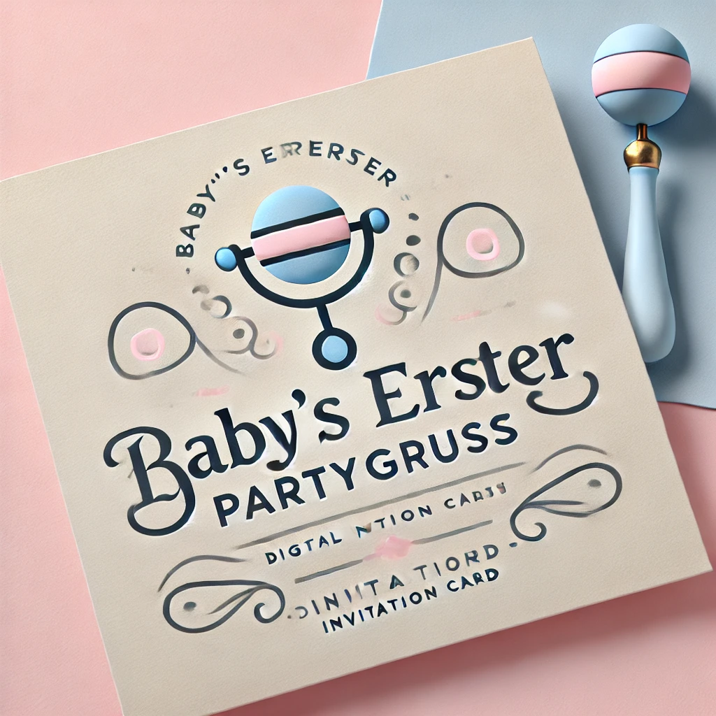 Babys Erster Partygruss Logo
